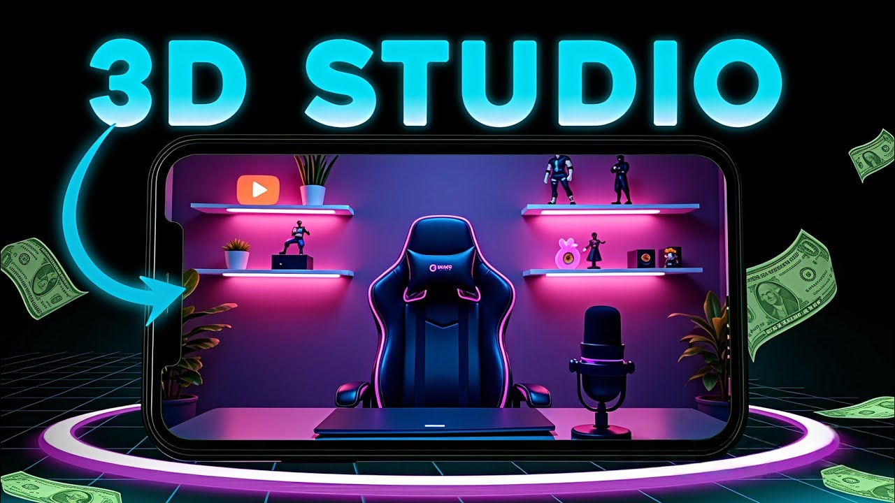 Make 3D Studio on Mobile – Free & Easy!