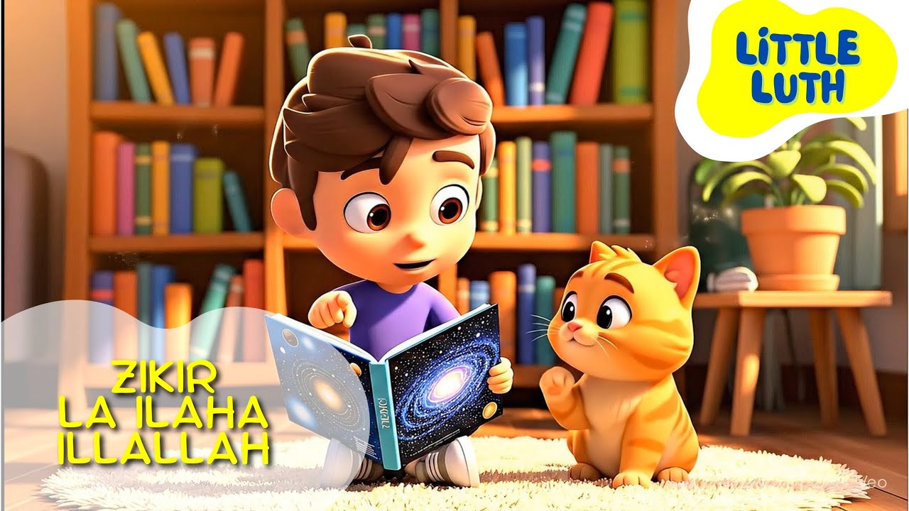 Zikir La Ilaha Illallah | Versi Animasi 3D by Little Luth Animation | Lullaby