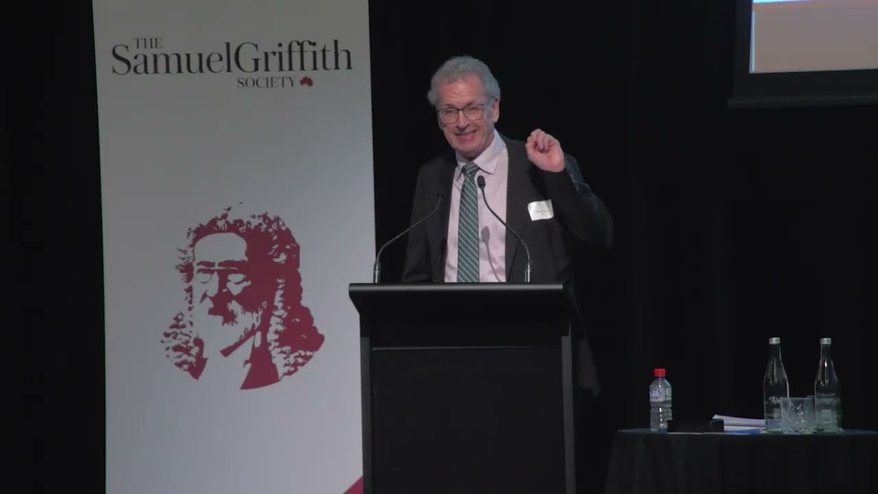 Professor James Allan at the 2024 Samuel Griffith Society Conference