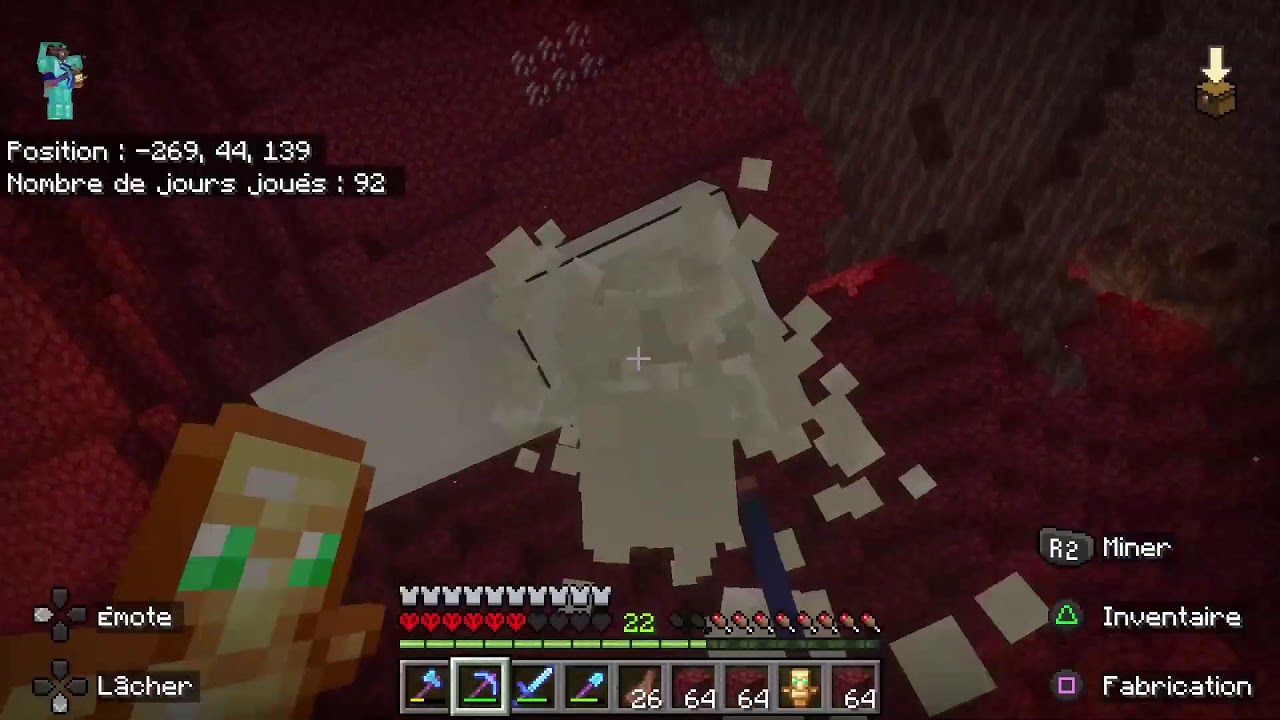 On va chercher de la netherite(Minecraft Hardcore )
