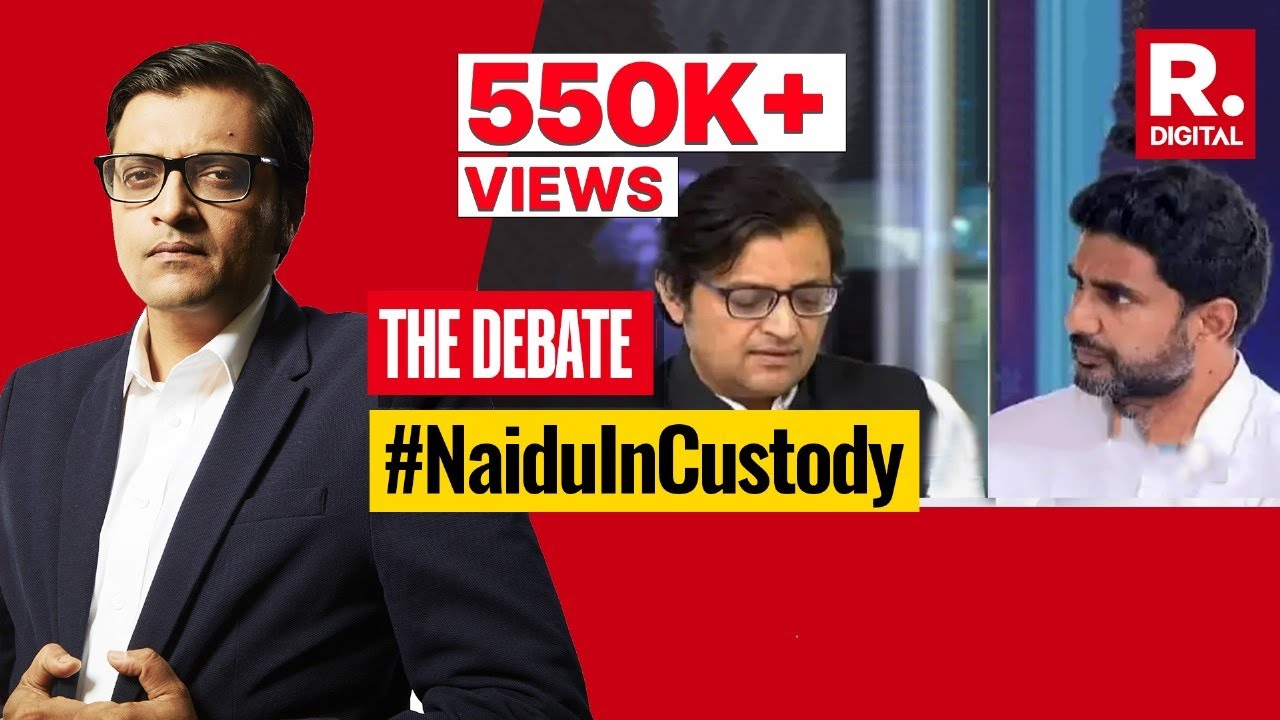 Arnab's Debate: Nara Lokesh Speaks to Arnab As He Leads Fight For Father Chandrababu Naidu