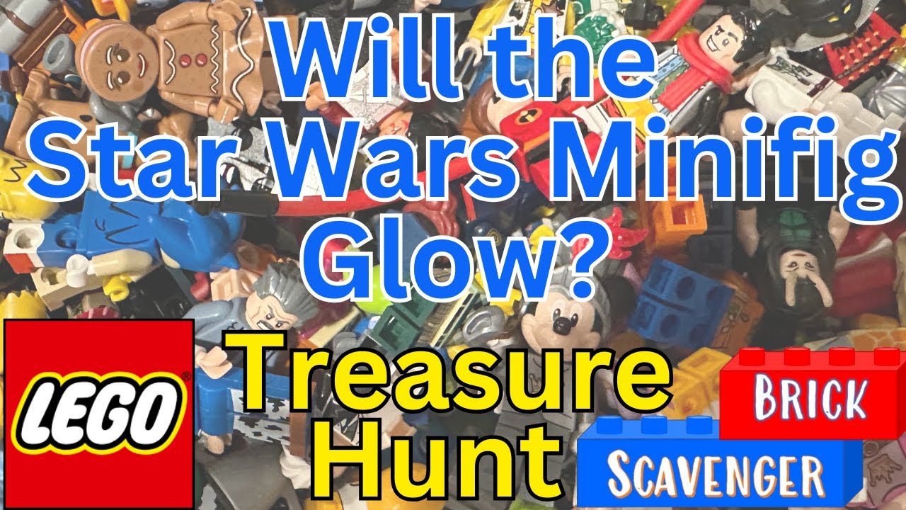 Lego Minifigure Treasure Hunt: Will the Star Wars Figure Glow?