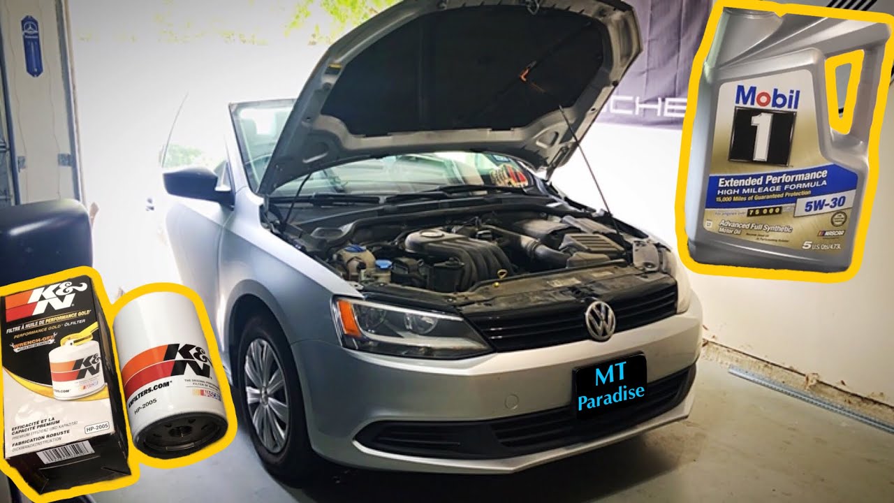 Oil Change in a 2011-2018 VW Jetta (2.0L NA)