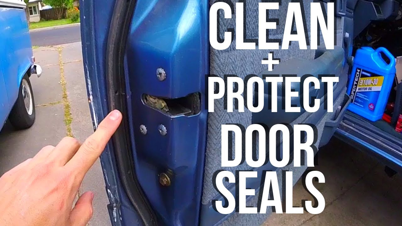 How To Clean & Protect Car Door Seals/Weatherstripping -Jonny DIY