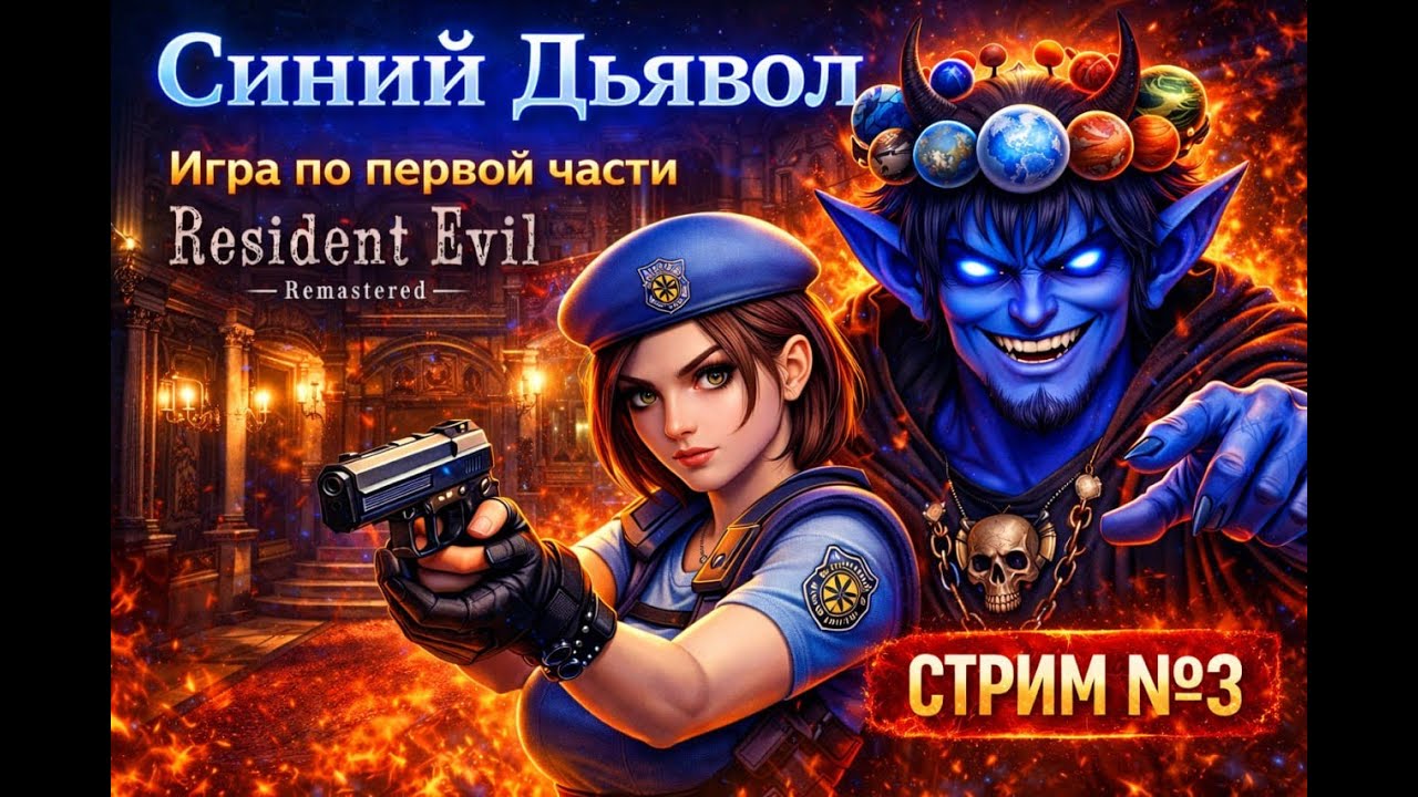 Resident Evil 1 — Агрессивные зомби | Не убежать Стрим 3 