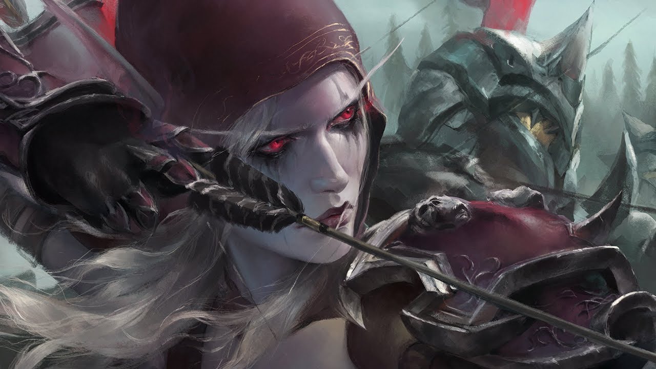 Sylvanas - Blizzard Commission | Painting Process