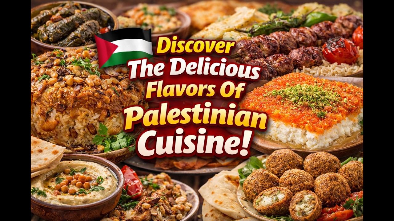 Discover  The Delicious  Flavors Of Palestinian Cuisine!
