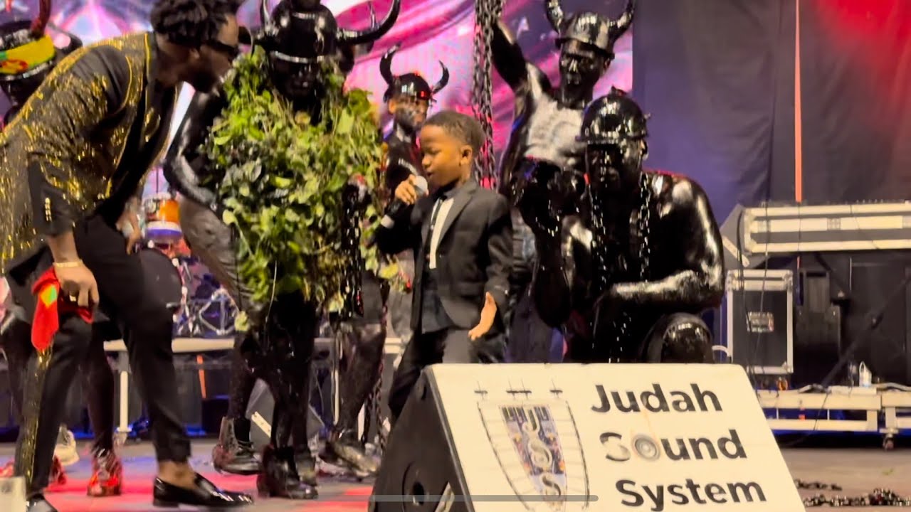 Tallpree’s son mashed up the stage with this song