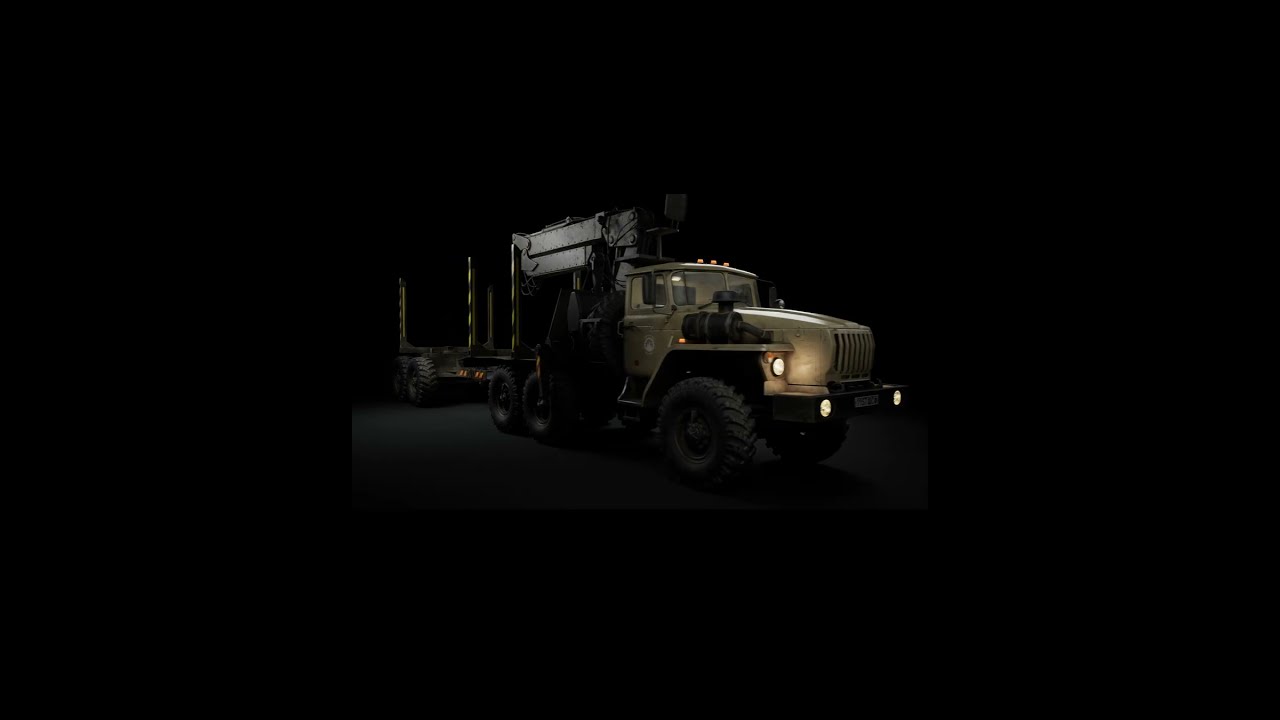 Ural Timber Truck | 3d Asset by Forma 3D Store #shorts #unrealengine #unrealengine5 #blueprint