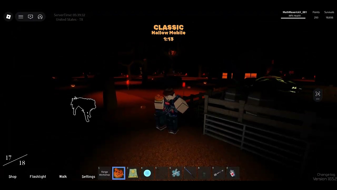 Roblox Midnight Horrors: No-Coiling Hallow Mobile (DEATHLESS)