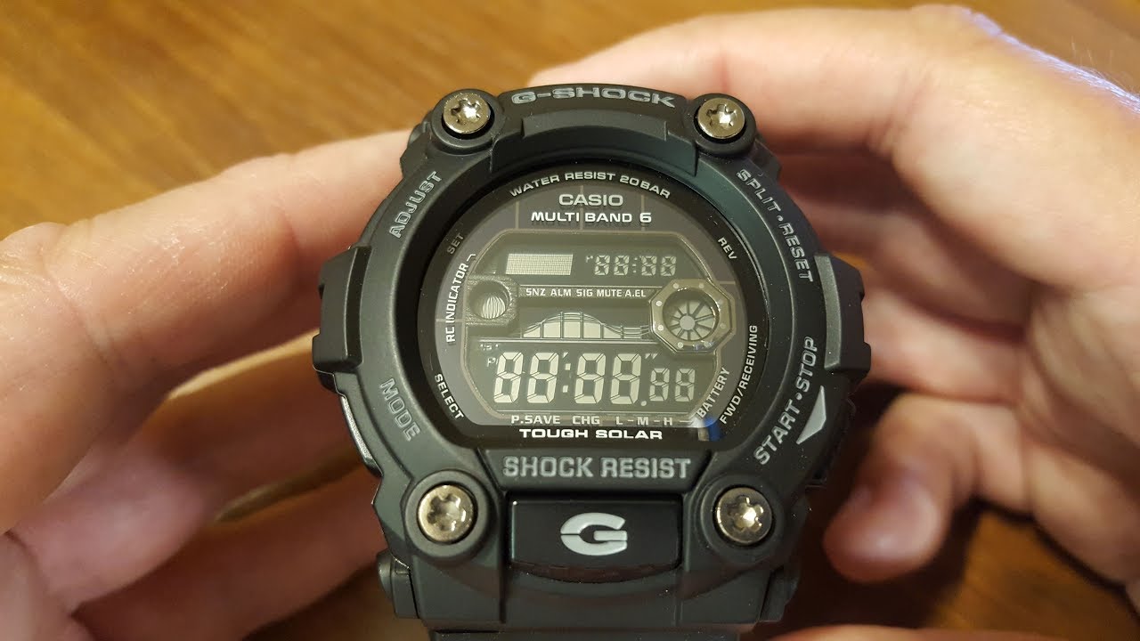 Casio G-Shock GW-7900B-1ER - tryb serwisowy i testy modułów [PL]