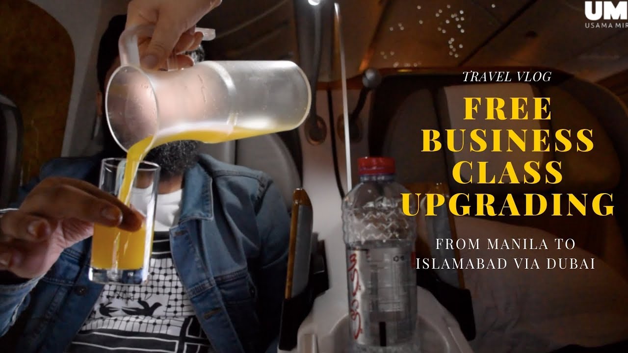 Travelling to Pakistan from Philippines - Free Emirates Business Class Upgrading