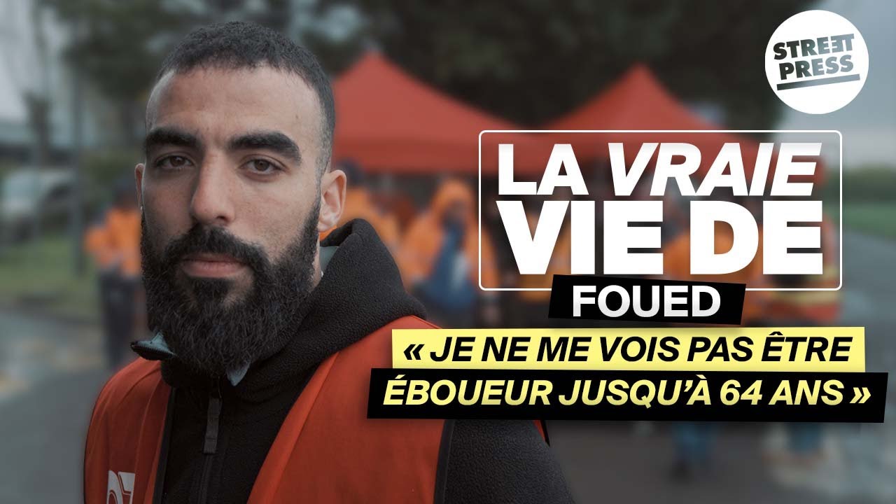 La vraie vie de Foued, éboueur en grève