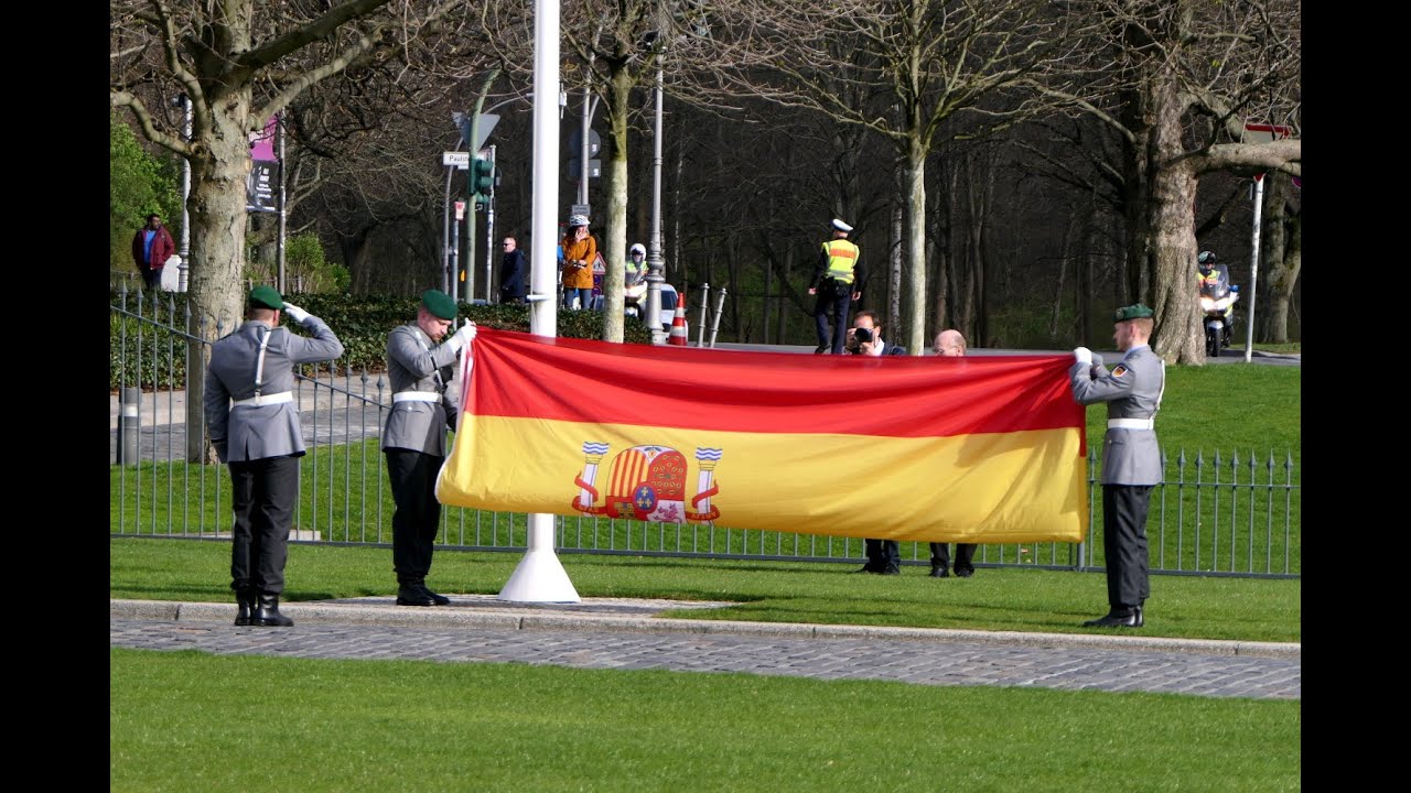 2./Wachbataillon Botschafter Spanien akkreditiert