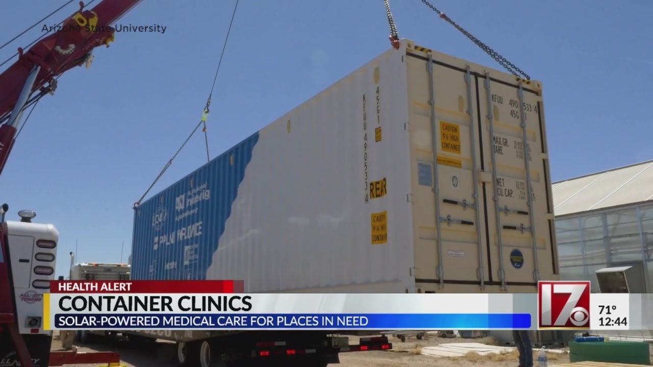 Shipping container medical clinics could save lives