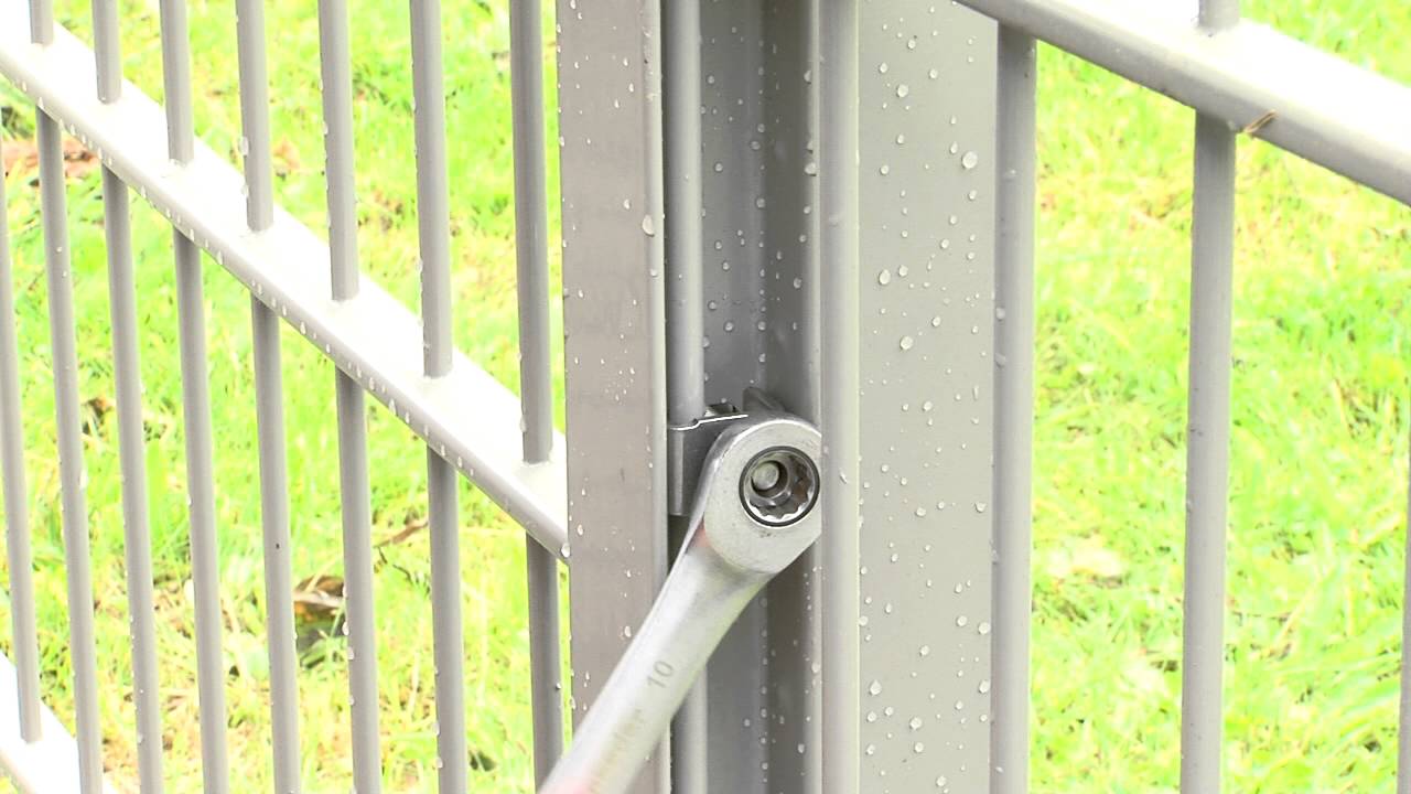 Montageanleitung Gitterzaun CS UNI MID