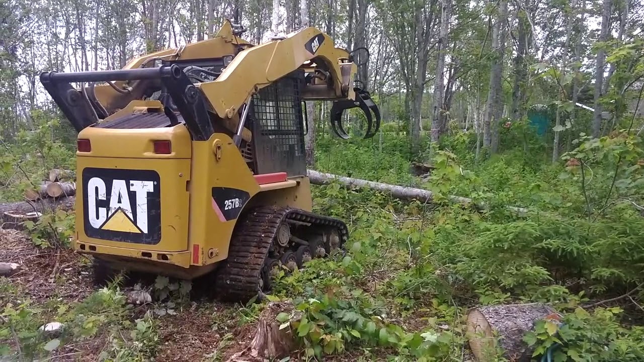 20200708 grapple skidsteer attachment forwarding logs
