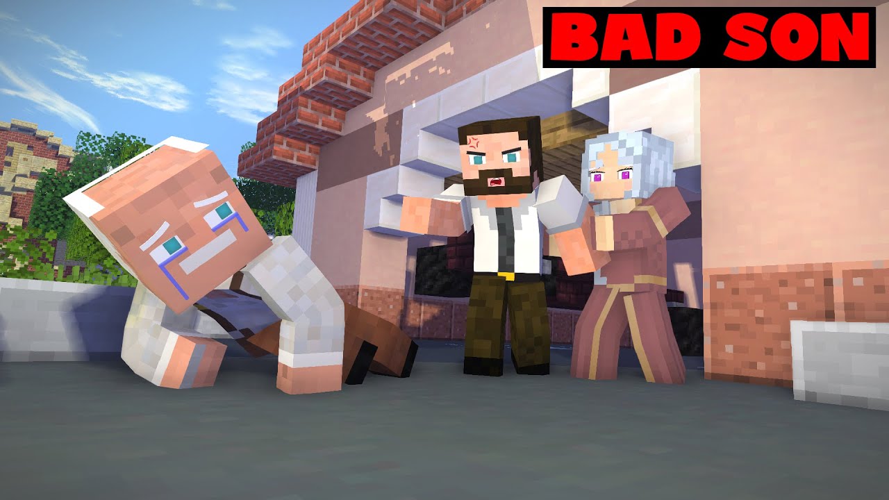 БЕДНЫЙ ПЛОХОЙ СЫН - ТРОГАТЕЛЬНАЯ ИСТОРИЯ MINECRAFT ШКОЛА МОНСТРОВ