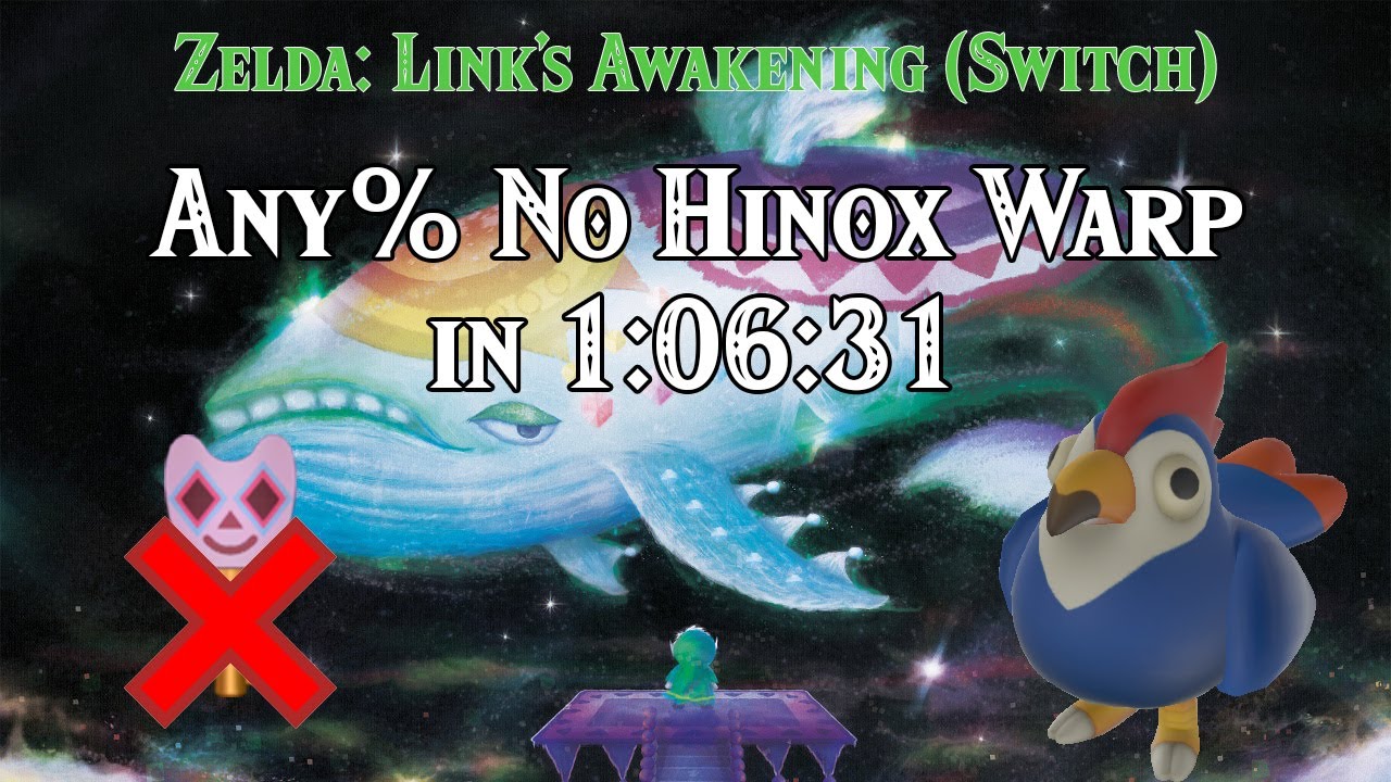 Link's Awakening Remake in 1:06:31 (No Hinox Warp WR)