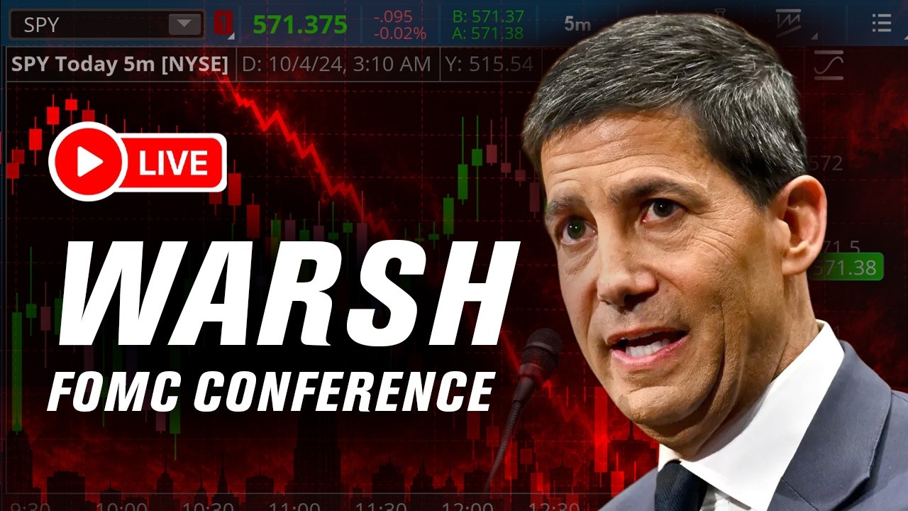 [LIVE] FOMC Rate Decision & Warsh Press Conference &ndash; Live Market Reaction