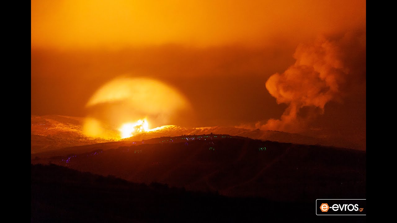LIVE: H νυχτερινή άσκηση τελικής φάσης του 