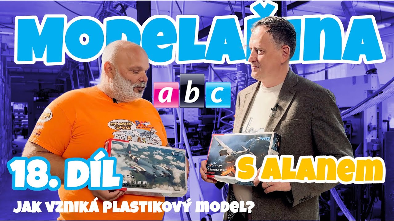Modelařina s Alanem - Jak vzniká plastikový model? Byli jsme přímo u lisu! ✈️🔥