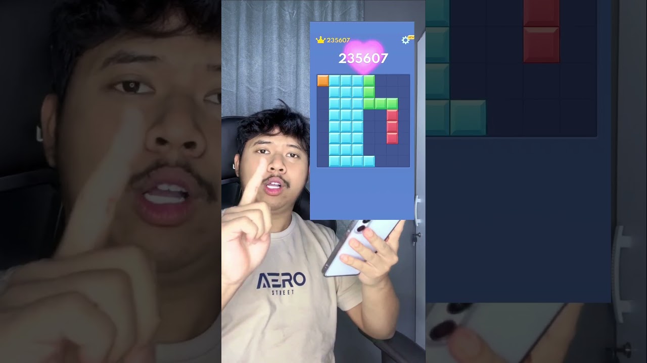 ini rekorku ketika main Game Block Blast#blockblast #blockblastlove  #rekomendasigame #gamemobile