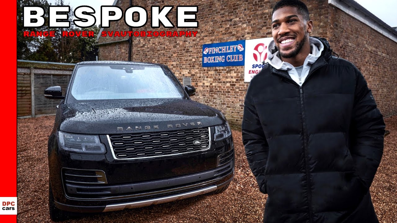Heavyweight Boxing Champion Anthony Joshua With Bespoke Range Rover SVAutobiography