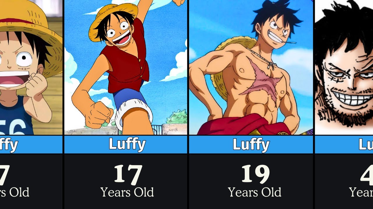 Evolution of One Piece Characters