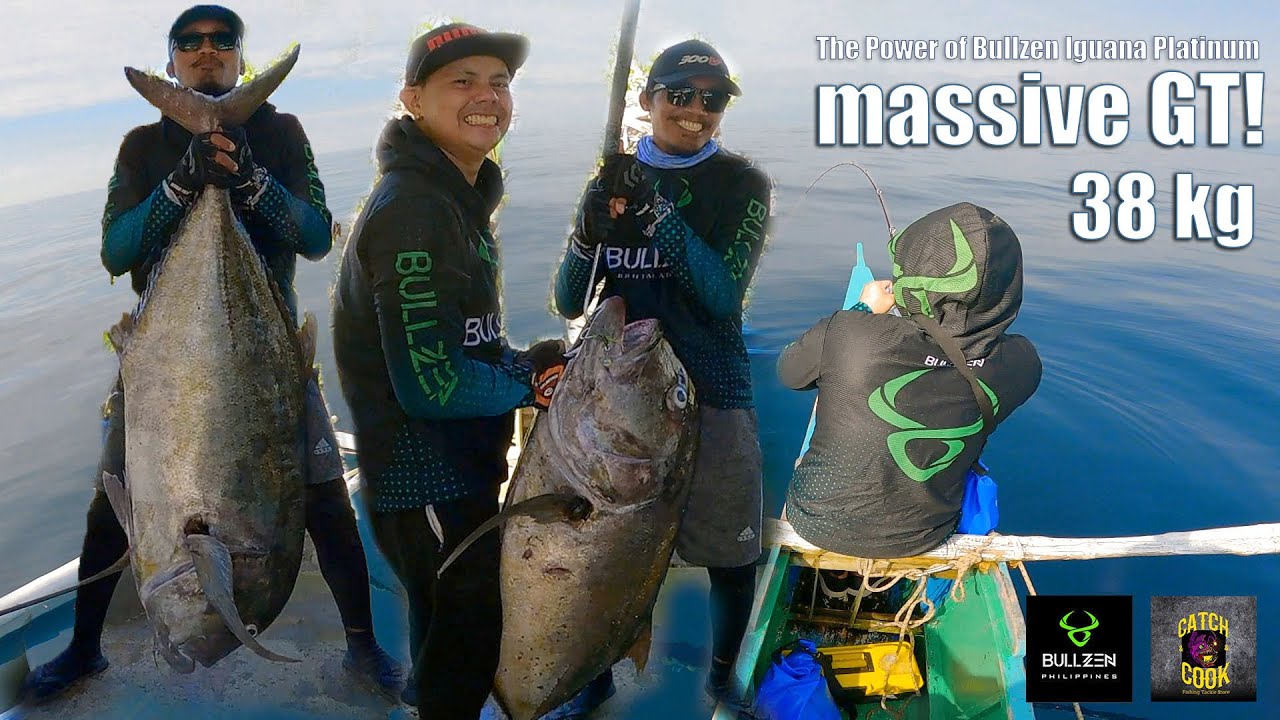 EP 89 - Massive GT! Kinaya ng Bullzen Iguana Platinum | GT 38 kg | Monster Fish | Palawan Fishing