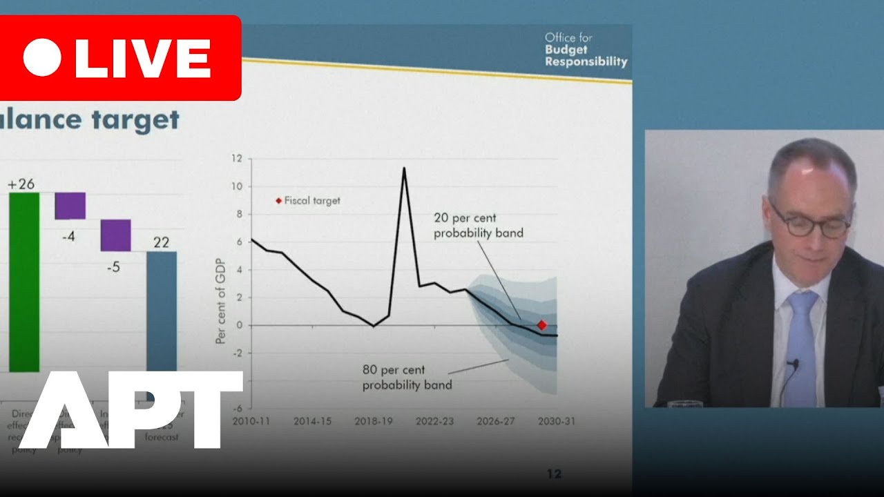 LIVE | OBR Presents Economic & Fiscal Outlook After Reeves&rsquo; Autumn Budget | APT