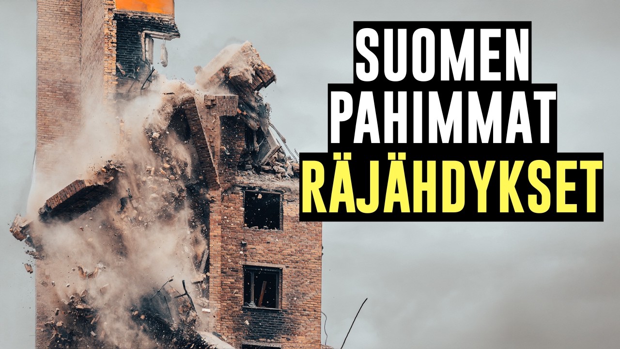 SUOMEN PAHIMMAT RÄJÄHDYSONNETTOMUUDET