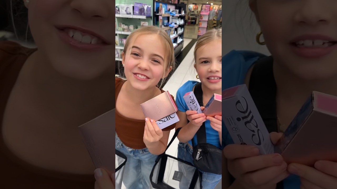 Шопинг в Sephora на 500 долларов🤑🛍️ #britainandbaylaa #preppy #shopping