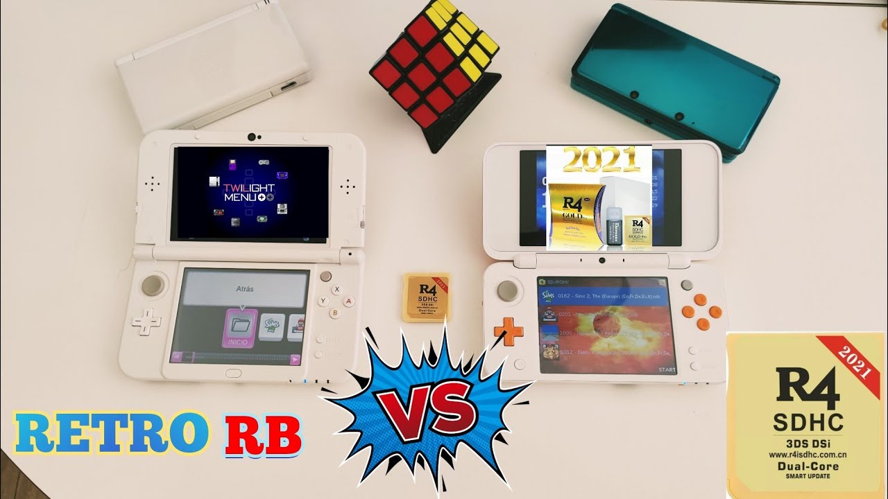 R4 GOLD 2021 para nintendo 3DS y DS. Comparativa con TWiLightMenu ¿Cuál merece más la pena?