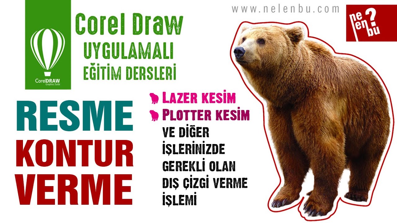 Resme Kontur (Dış Çizgi) Verme - Corel Draw Dersleri