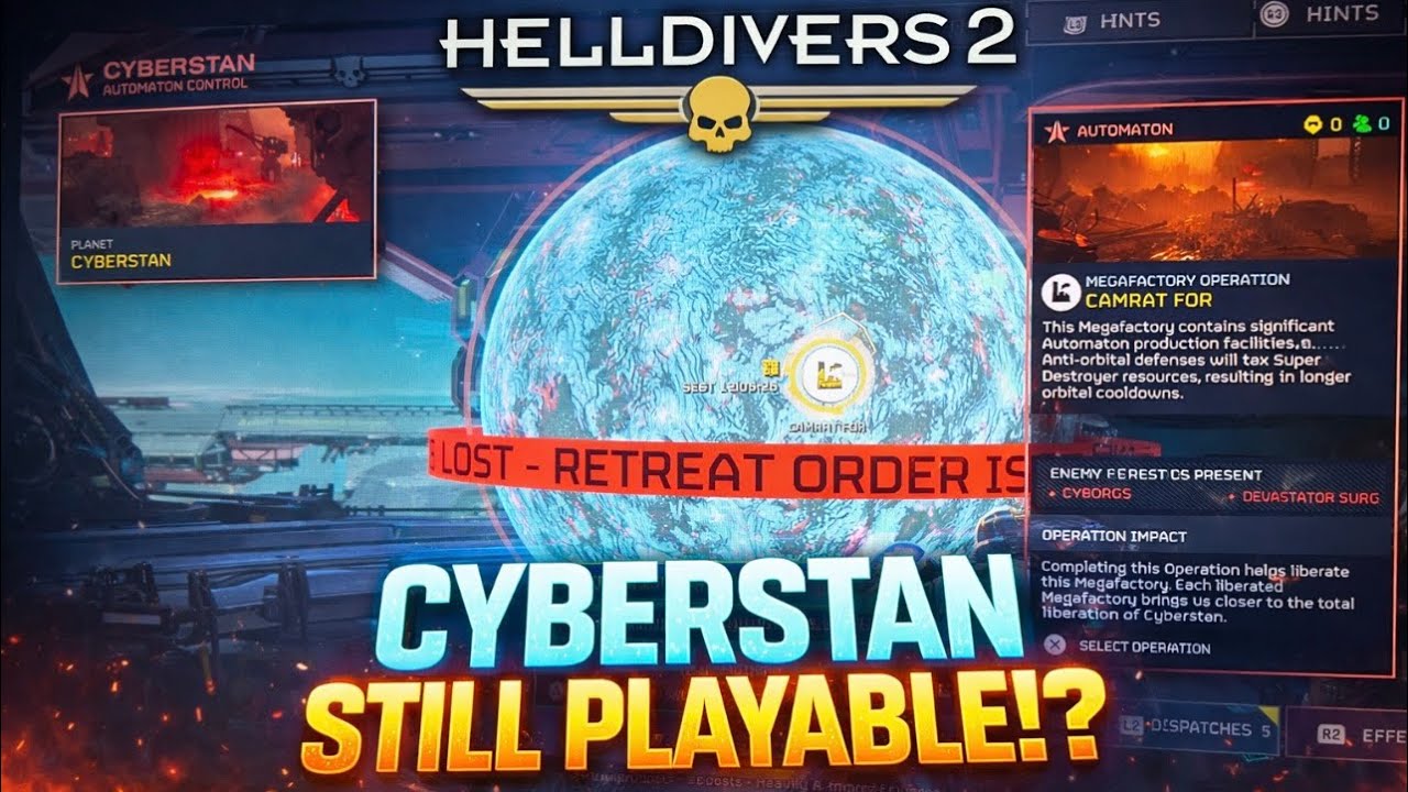 Helldivers 2 | Solo Mission on Cyberstan After It Was Removed No One Could Join Me