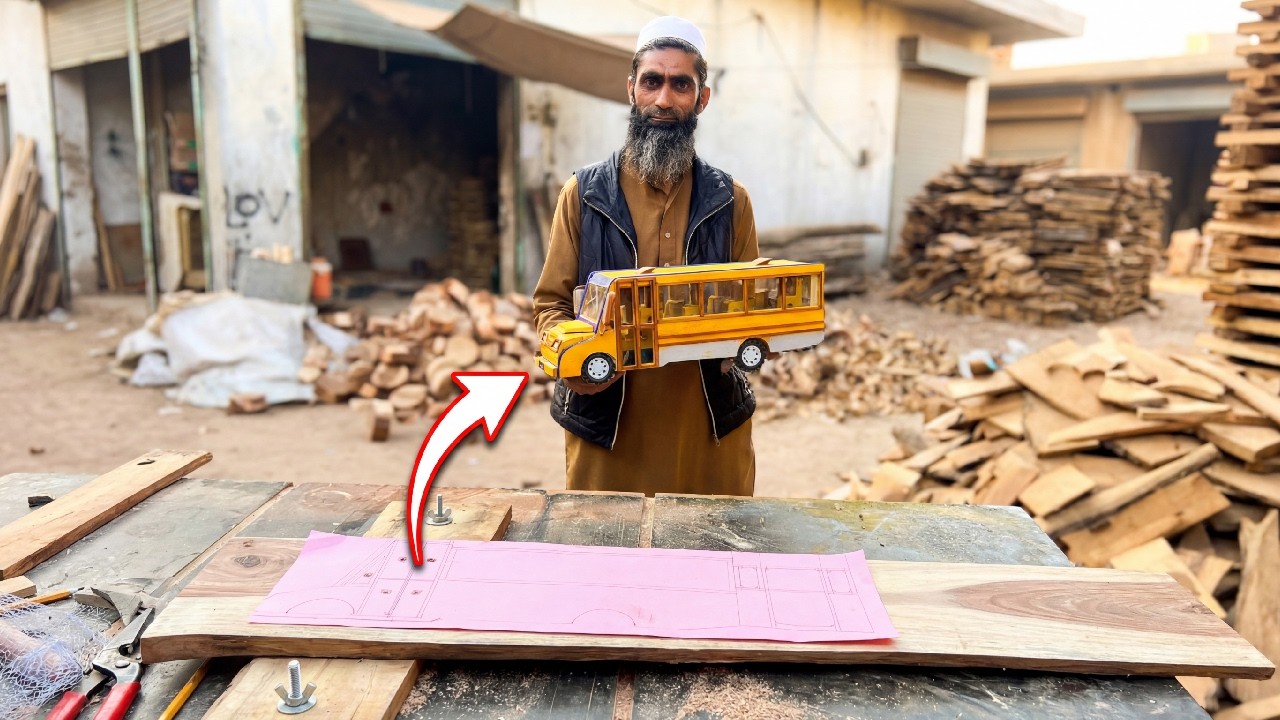 Woodworker Don't Buy Toy for Child — He Built One With Own Hands 🪵💝
