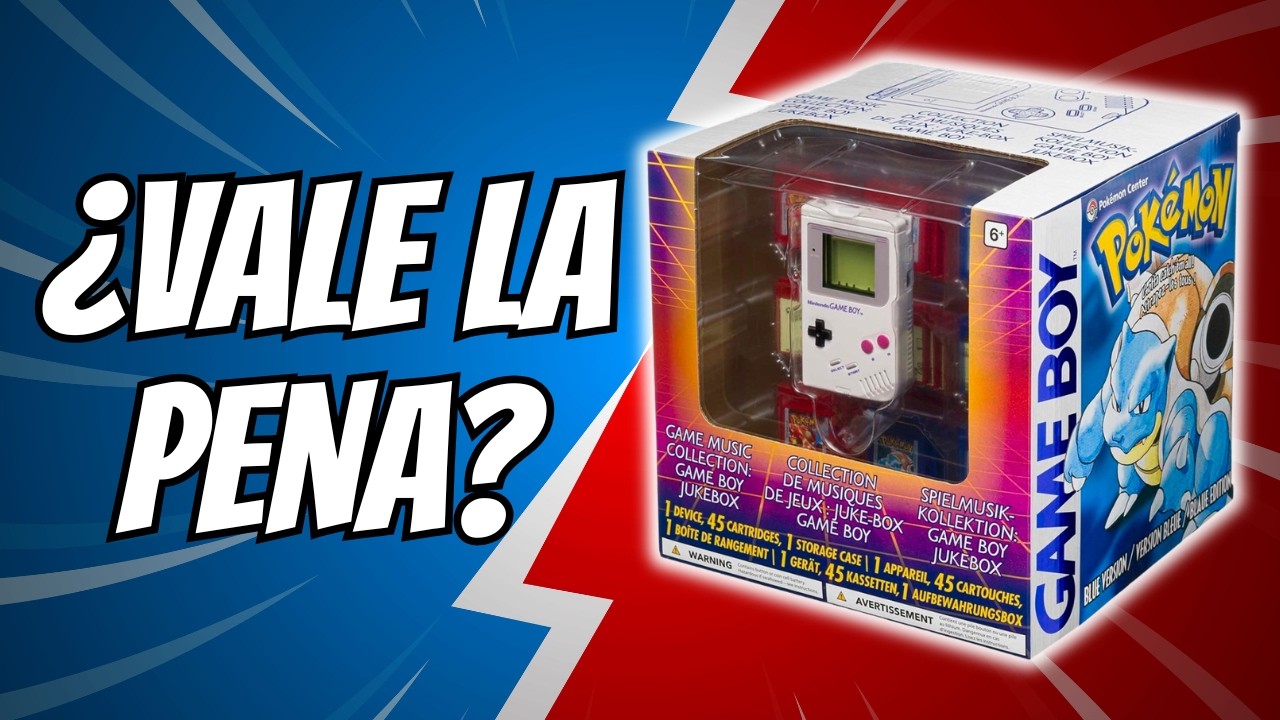 Pokémon Red & Blue Game Boy Jukebox | Unboxing y primeras impresiones