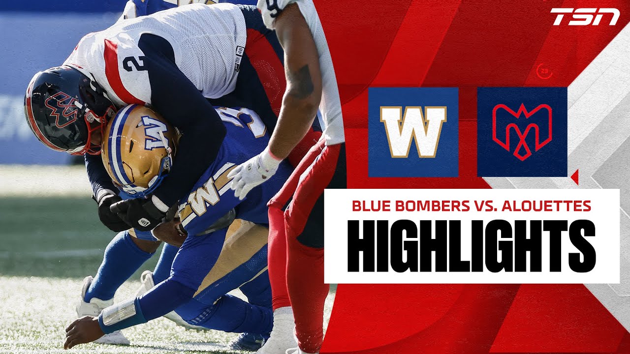 CFL WEEK 21: Montreal Alouettes vs. Winnipeg Blue Bombers | FULL HIGHLIGHTS