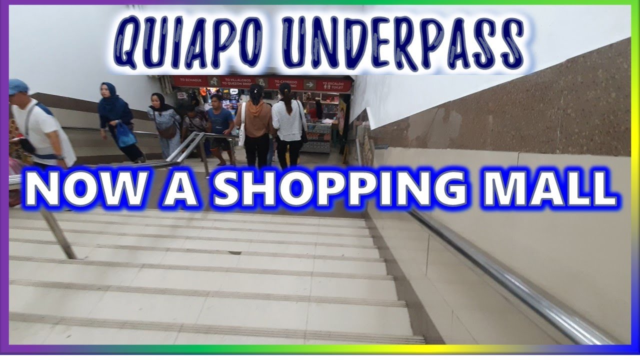 Philippines First Underpass | Quiapo, Manila | February 2024 | Walking Tour
