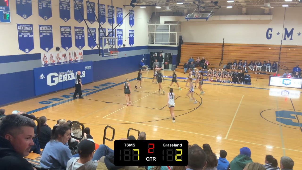 TSMS vs Grassland Middle - Girls Varsity Basketball - January 9, 2024
