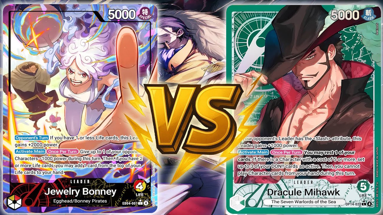 RY Bonney Vs G mihawk | OPTCG Sim Gameplay | OP14+EB03