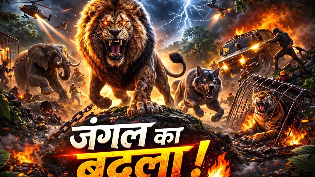 जब शेर ने दहाड़ लगाई… सब बदल गया 😳 | Jungle Story Hindi
