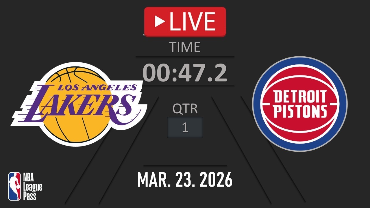 NBA LIVE! Los Angeles Lakers vs Detroit Pistons | Mar. 24, 2026 | Pistons vs Lakers NBA LIVE 2K26