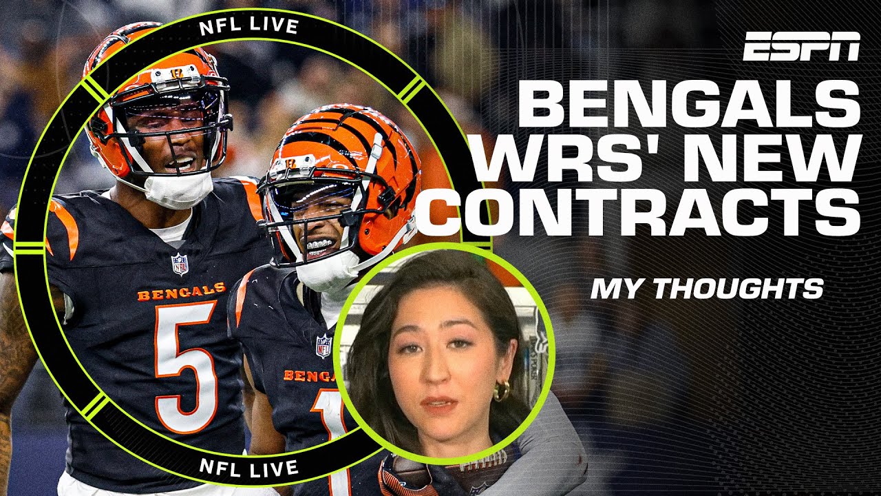 Why Ja'Marr Chase and Tee Higgins' contract extensions make TOTAL SENSE 🧠 | NFL Live