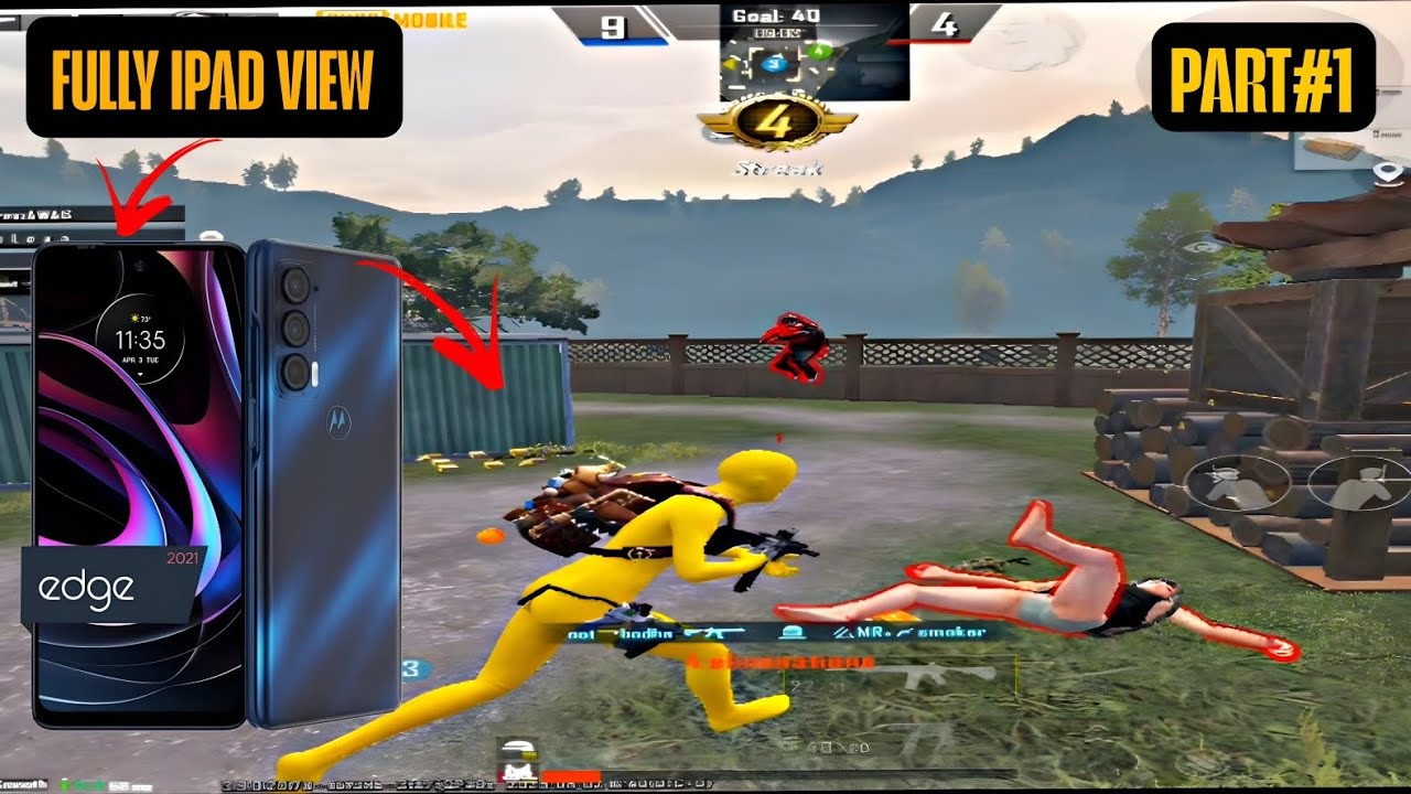 FULLY IPAD VIEW ON MOTO EDGE 2021 😍| HOW TO ENABLE IPAD VIEW ON ANY MOBILE.PUBG MOBILE