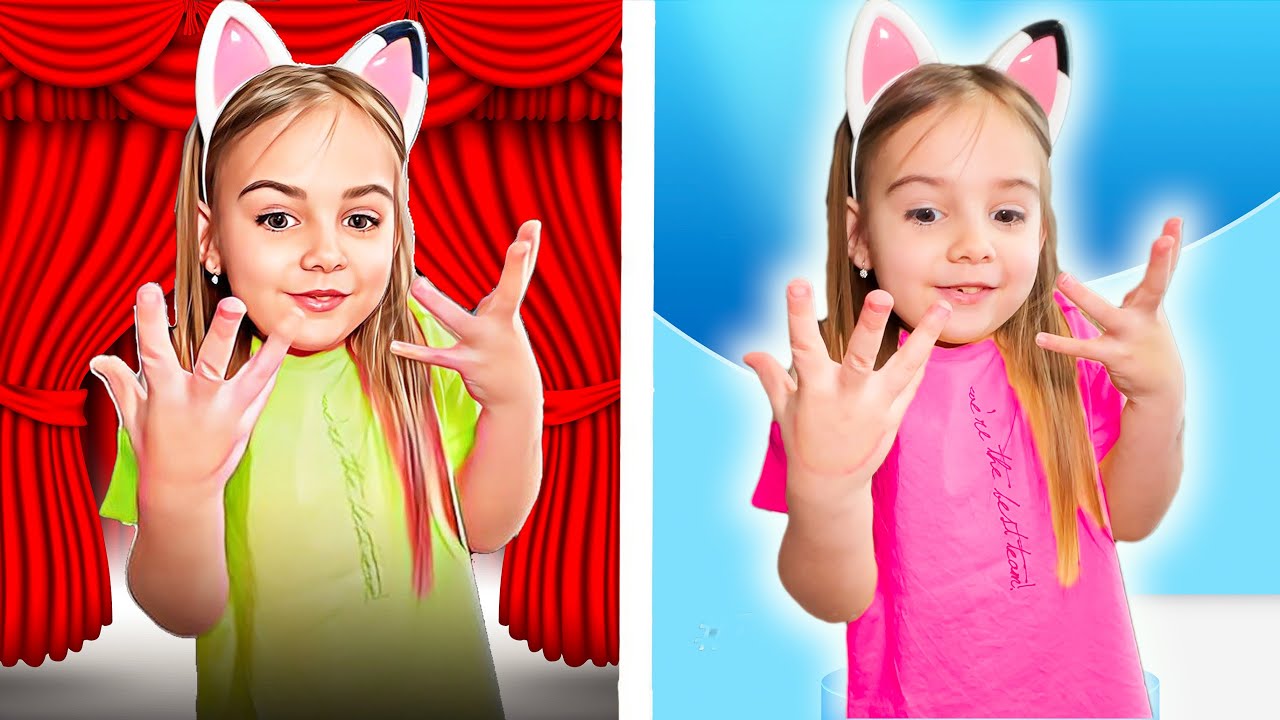 👼🏻 BRIANA se TRANSFORMĂ în PISICĂ 🙀 La mulți ani, ANA ❗️