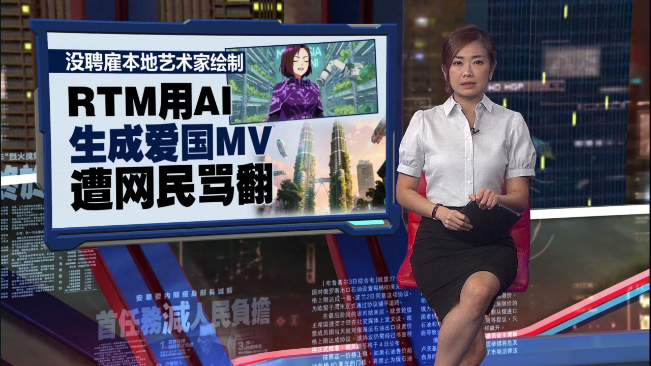 没聘雇本地艺术家   RTM用AI生成爱国MV招骂 | 新闻报报看 10/03/2026