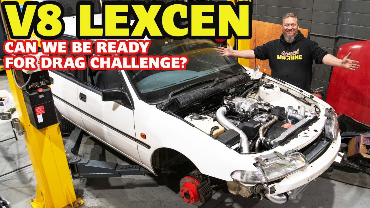 Carnage - We Try And Get The V8 Lexcen Ready For Drag Challenge