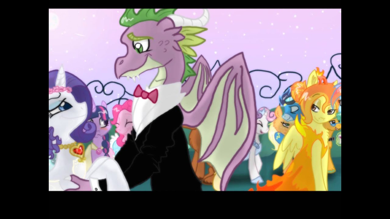 Rarity x Spike  You don't know you're beatiful